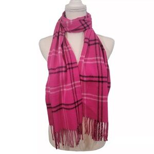 ❗️5X$30❗️ Cejon Scarf Multicolored Soft Acrylic  Plaid Rectangular Scarf